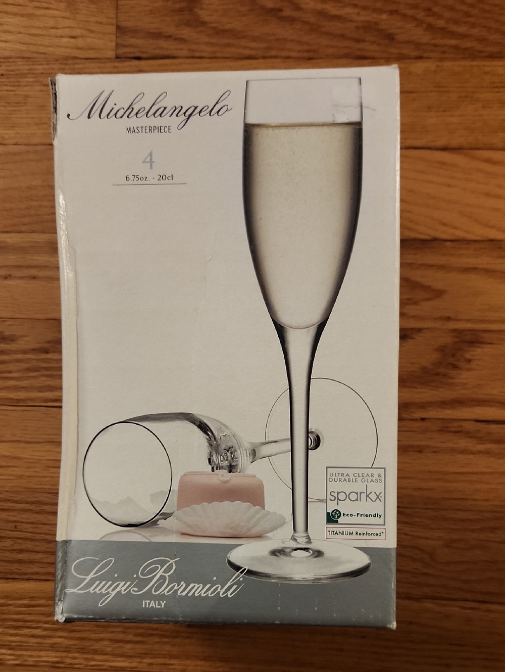 Luigi Bormioli Michelangelo Champagne Flutes - Clear